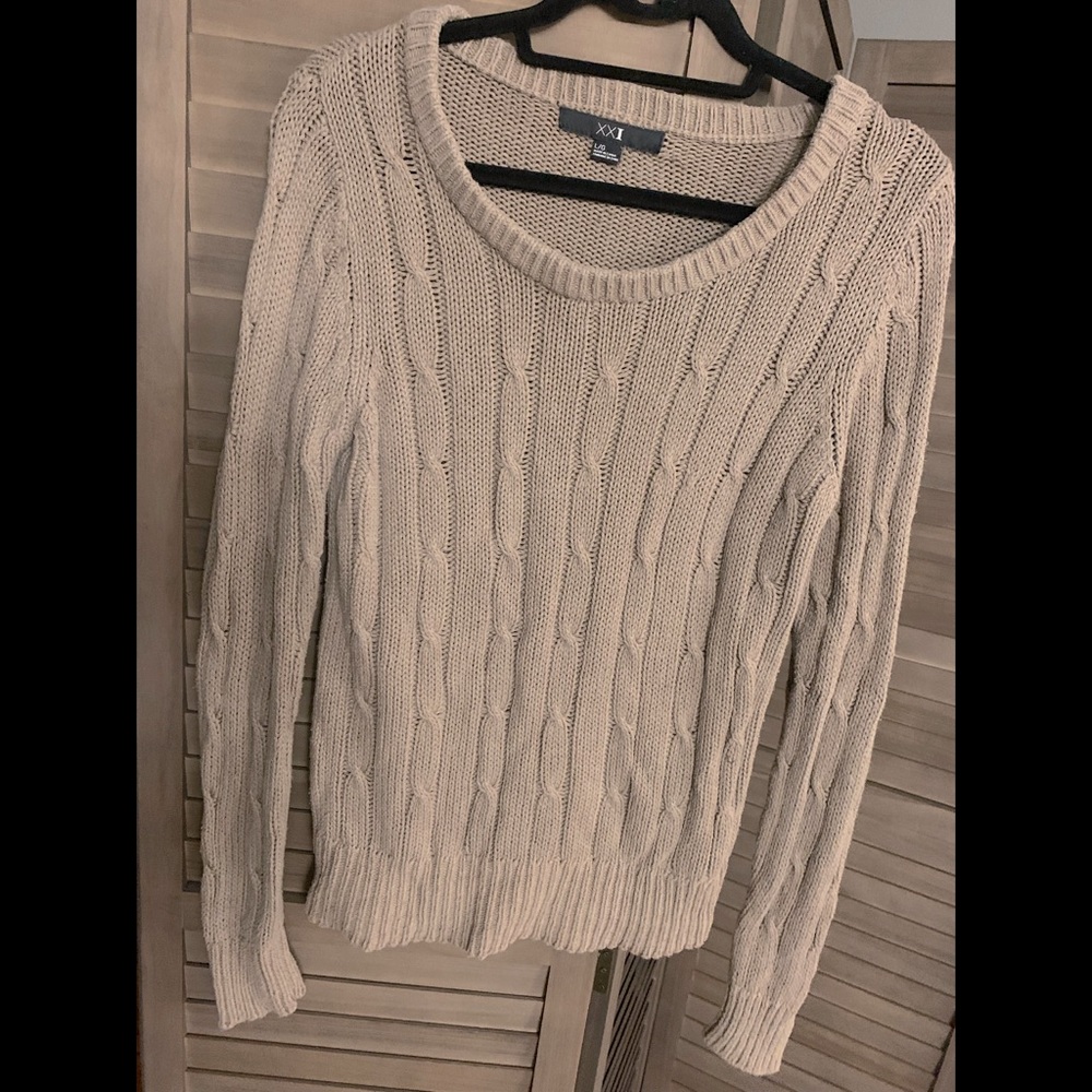 Forever 21 Cable Knit Sweater